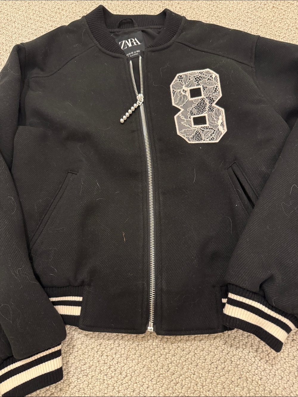 NEW ZARA GIRLS VARSITY JACKET